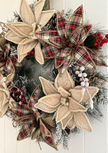 Load image into Gallery viewer, Tartan Ivory Wreath