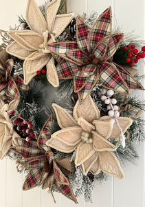 Tartan Ivory Wreath