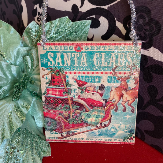 Santa Claus Sign RAZ