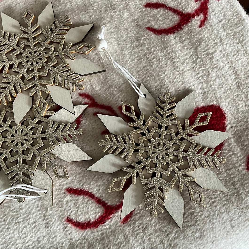 Wooden Snowflake