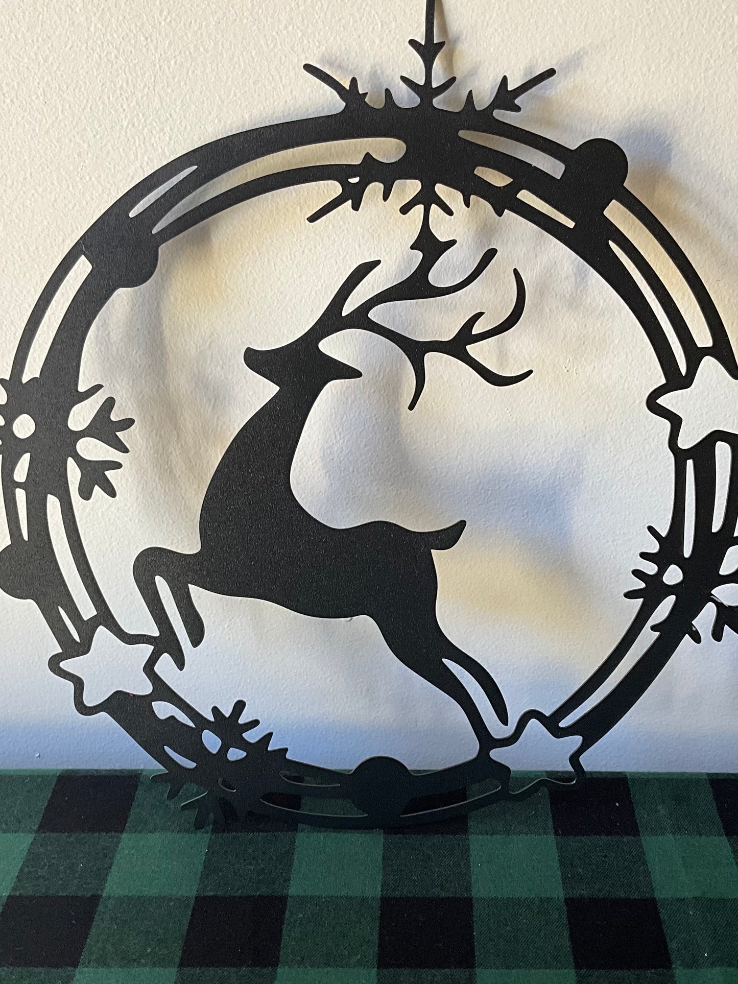 Leaping Deer Wreath