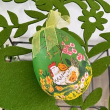 Load image into Gallery viewer, Green Paper Print Egg