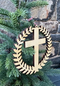 Wooden Cross Deco