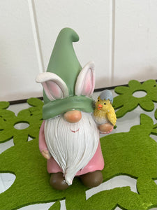 Green Hat Gnome Bunny