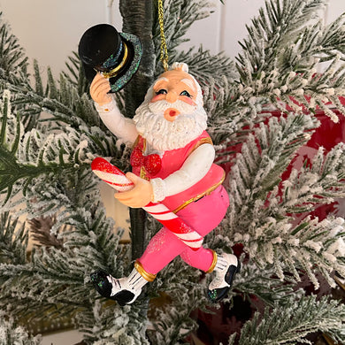 Dapper Pink Santa