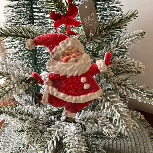 Skating Santa Deco RAZ