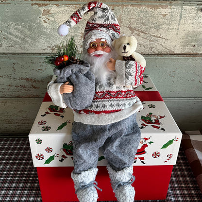 Sitting Nordic Santa