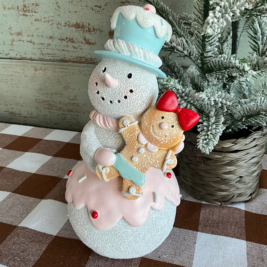 Snowman With Gingerbread