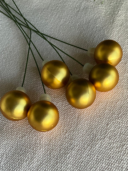 Gold Mini Balls (6)