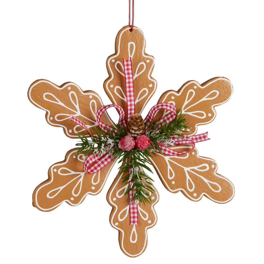 Gingerbread Snowflake