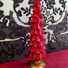 Load image into Gallery viewer, Ruby Red Glass Tree