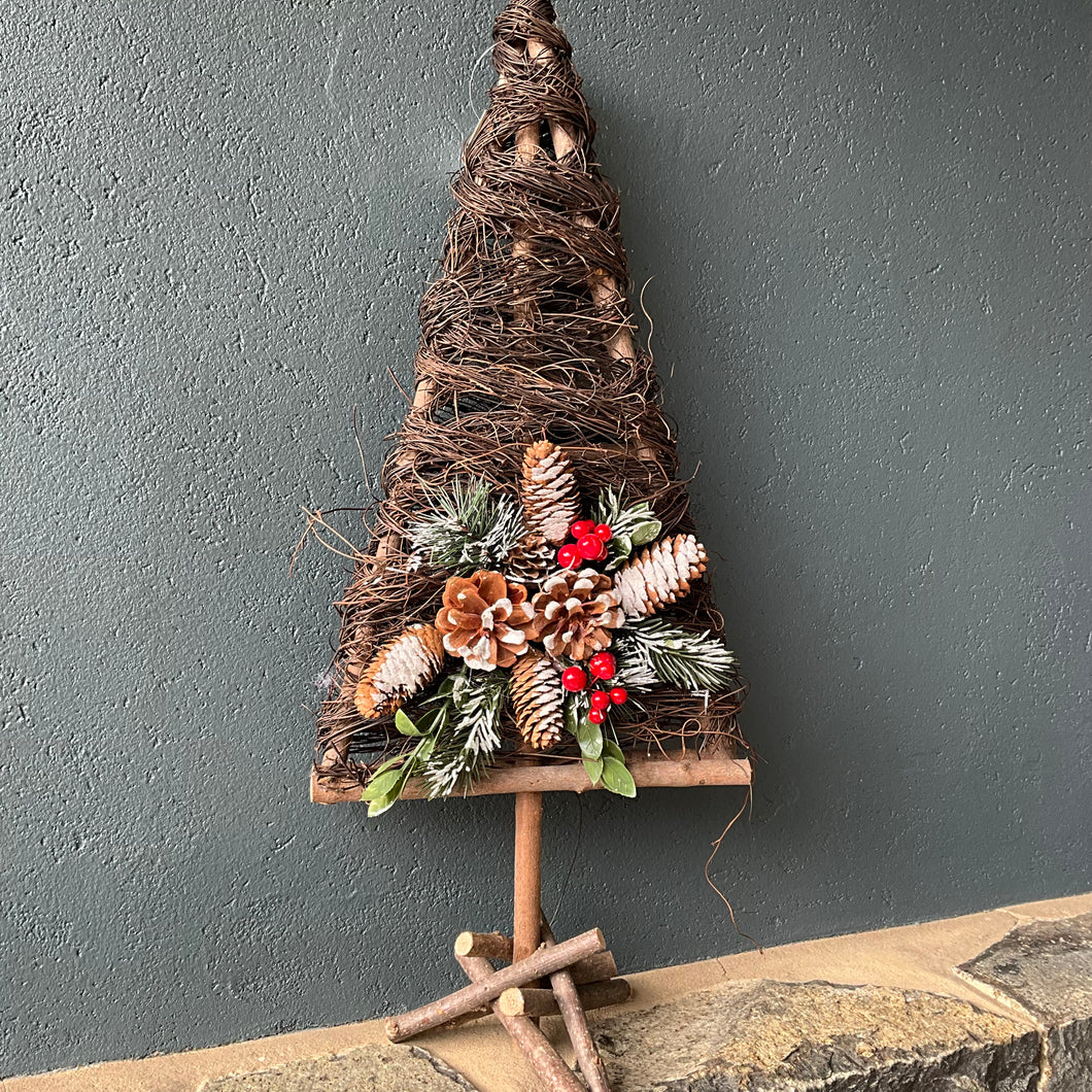 Wicker Rustic Tree