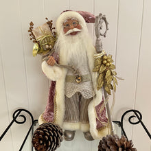 Load image into Gallery viewer, Mauve Standing Santa