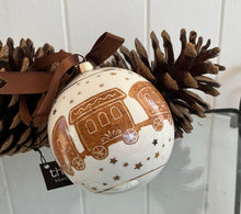 Load image into Gallery viewer, Gingerbread Train Ball