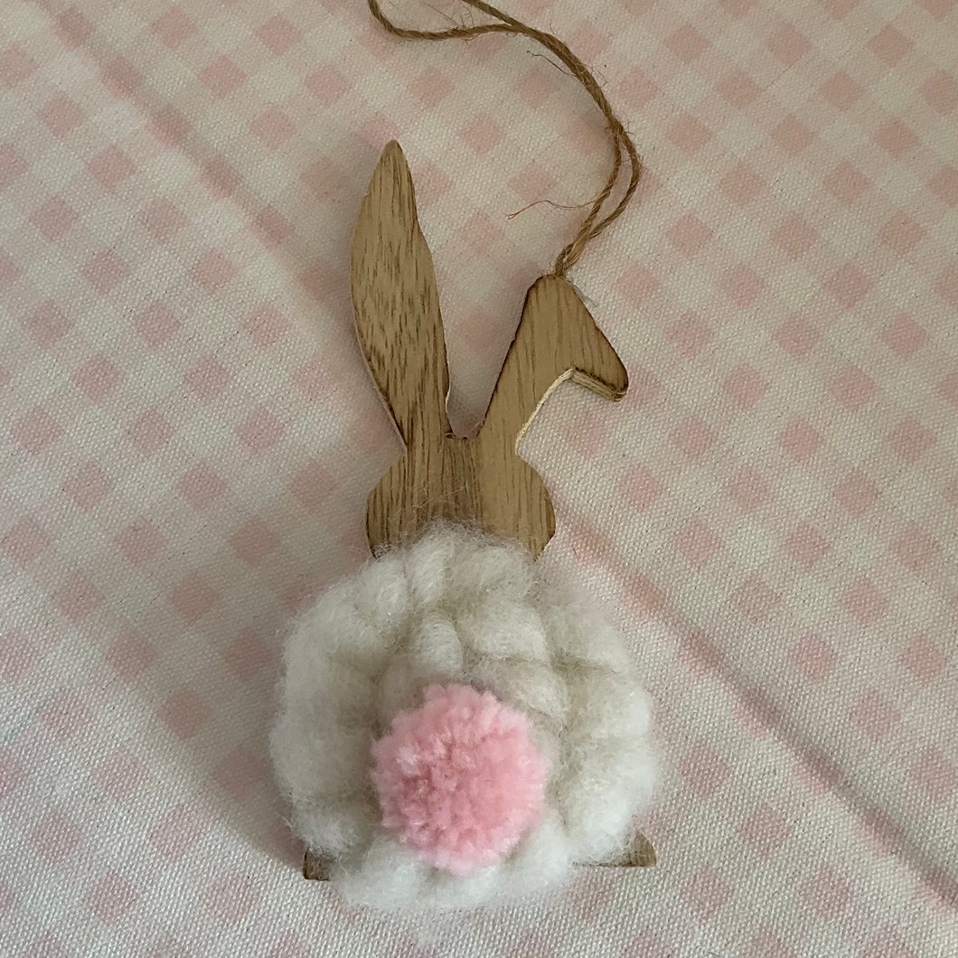 Wooden Felt Bunny Dec