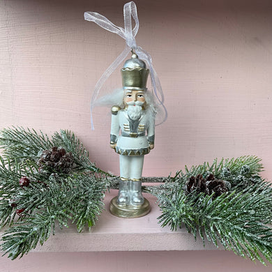 White Nutcracker Deco