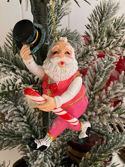 Dapper Pink Santa