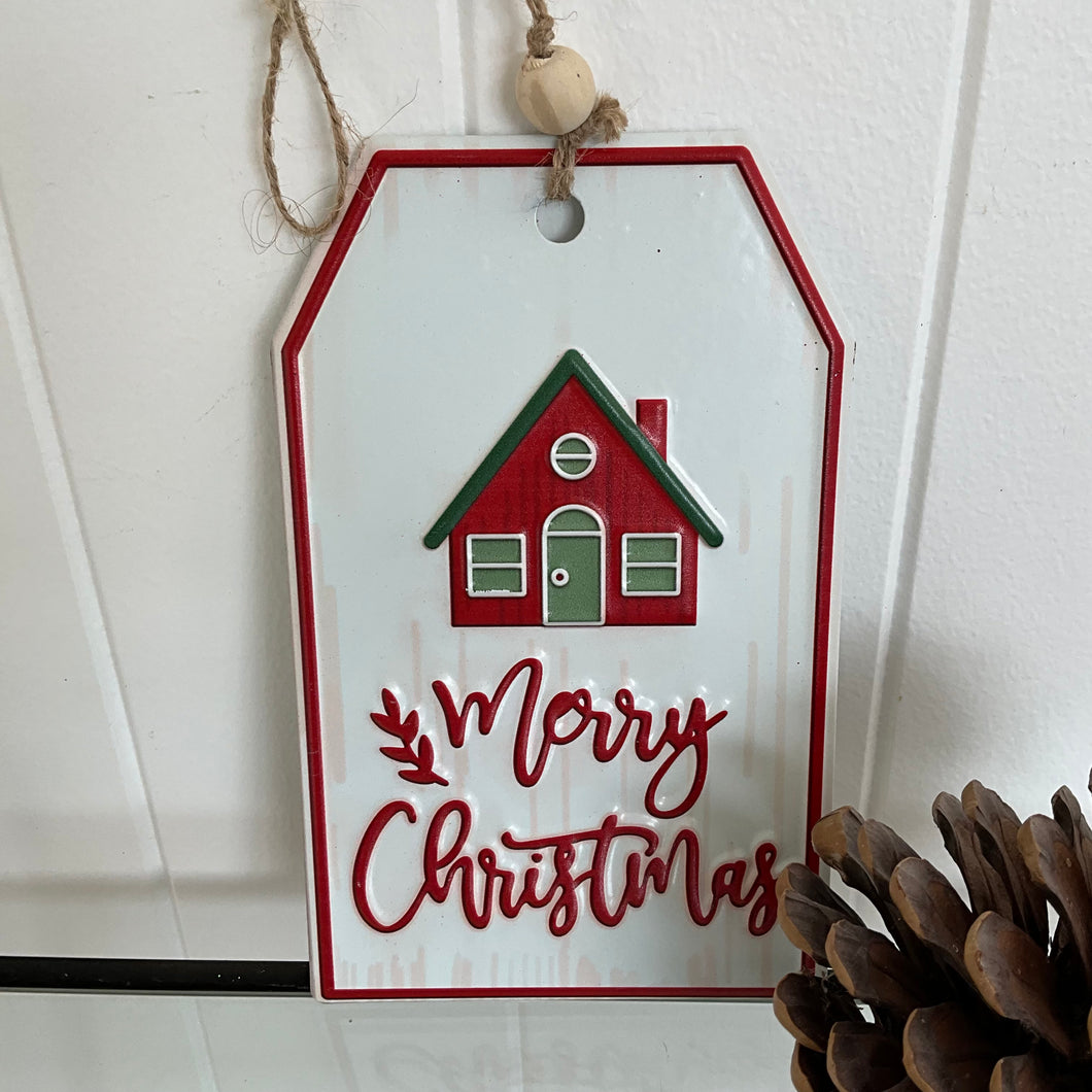 Merry Christmas Tin Sign