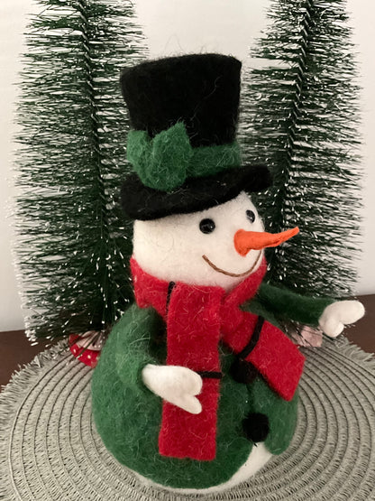 Green Jacket Snowman RAZ