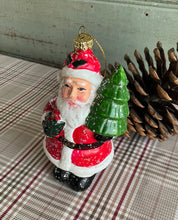 Load image into Gallery viewer, Mini Blow Mold Santa