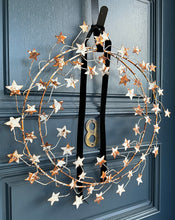 Load image into Gallery viewer, Rustic White Star Wreath