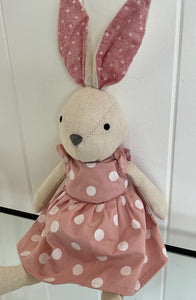 Pink Fabric Girl Bunny