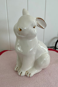 White Porcelain Bunny