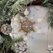 Load image into Gallery viewer, Pink Ivory Snowflake