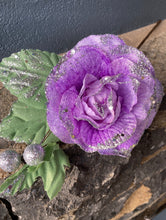 Load image into Gallery viewer, Mauve Glitter Rose