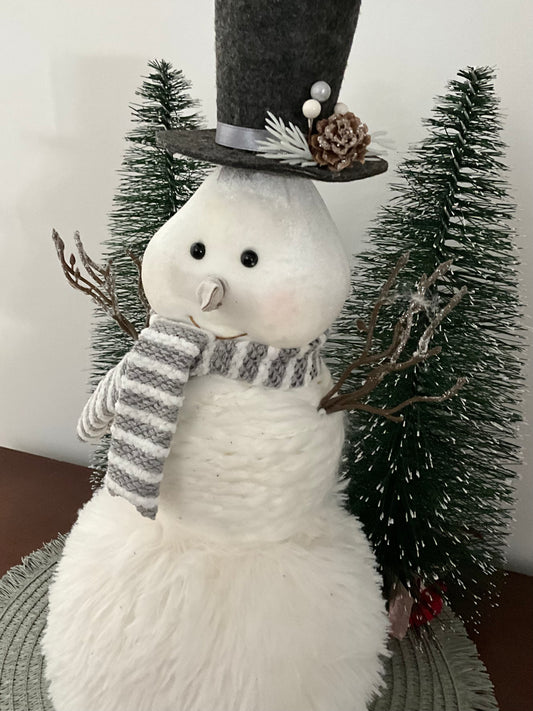 Fluffy Snowman