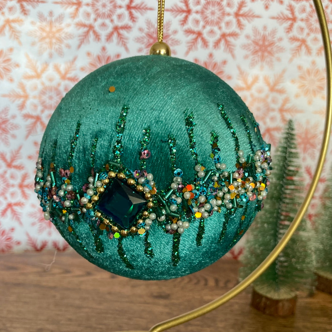 Peacock Velvet Ball