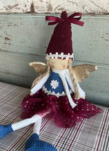 Load image into Gallery viewer, Burgundy Blue Angel