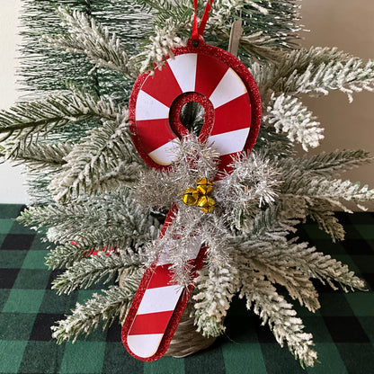 Retro Candy Cane Deco RAZ