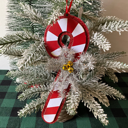 Retro Candy Cane Deco RAZ