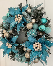 Load image into Gallery viewer, Blue Turquoise Wreath