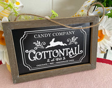 Load image into Gallery viewer, Cottontail Blackboard Deco