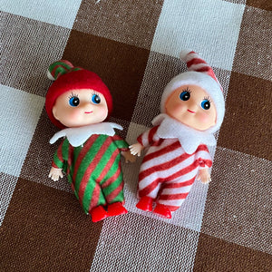 Two Mini Elf Dolls