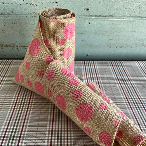 Pink Polka Dot Ribbon