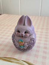 Load image into Gallery viewer, Jim Shore Bunny Egg Mauve