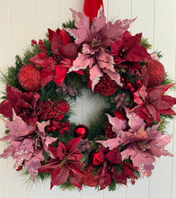 Load image into Gallery viewer, Pink Red Wreath