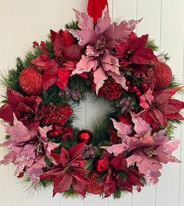 Pink Red Wreath