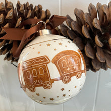 Load image into Gallery viewer, Gingerbread Train Ball