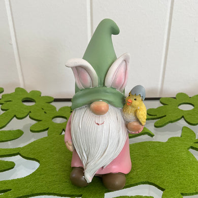 Green Hat Gnome Bunny