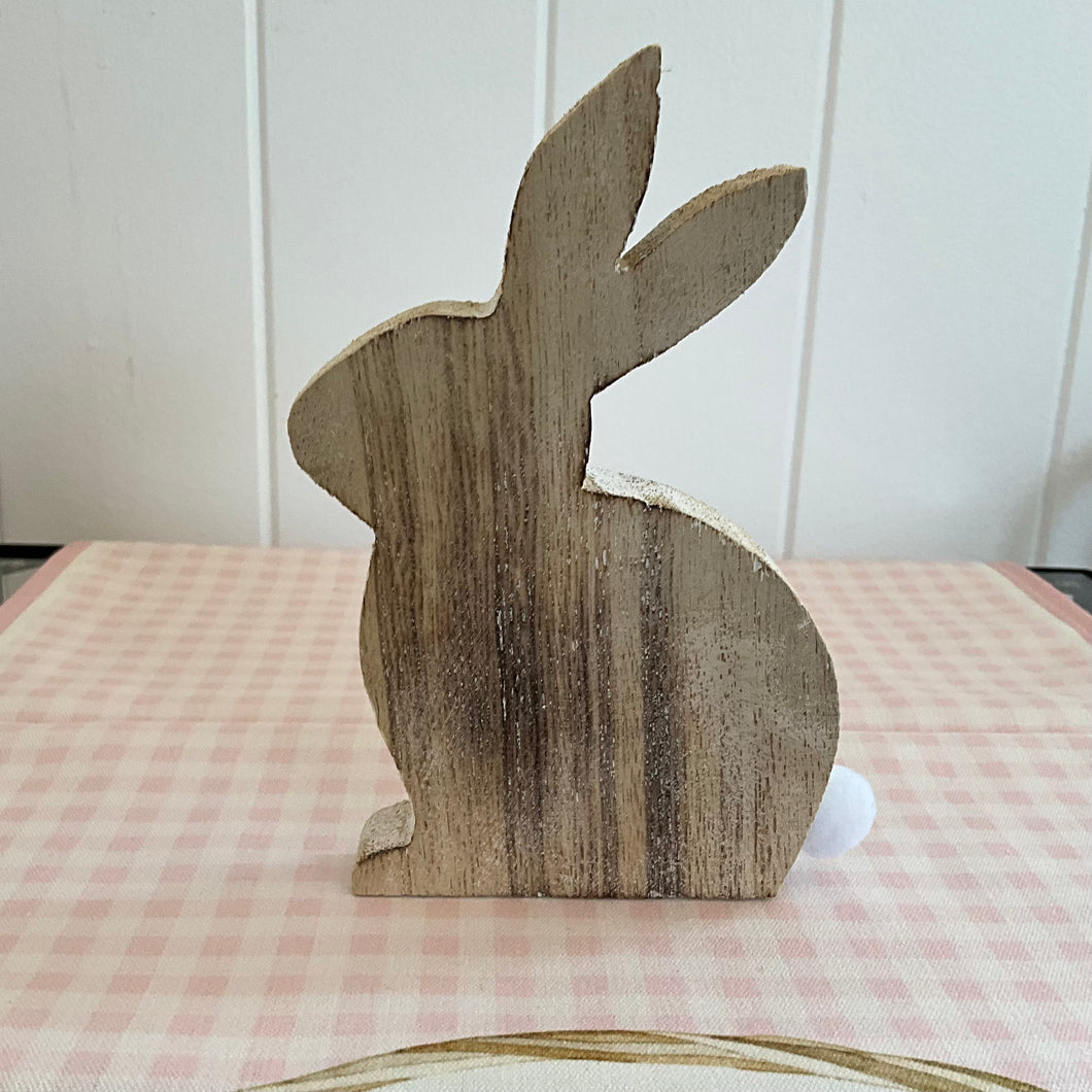 Wooden Bunny Ornament