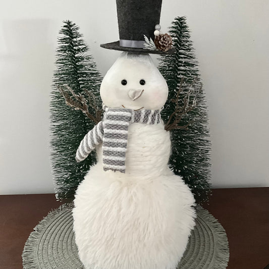 Fluffy Snowman