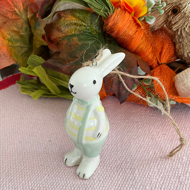 Porcelain Bunny Deco