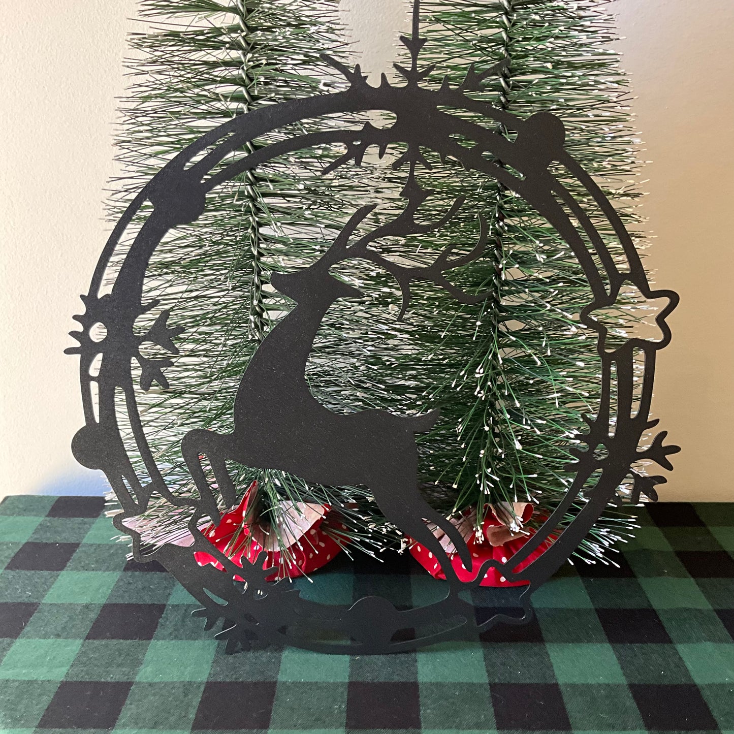 Leaping Deer Wreath