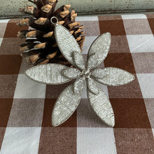 Load image into Gallery viewer, Silver Beaded Flower