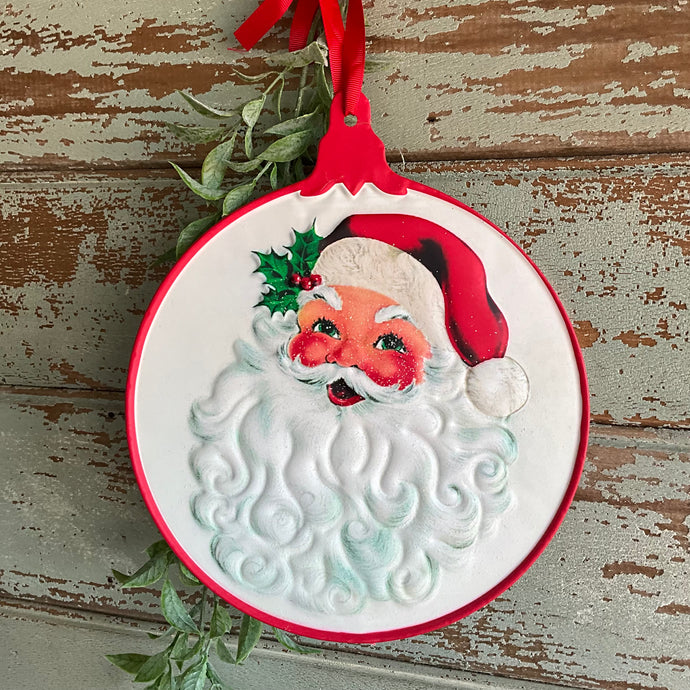 Round Santa Sign RAZ
