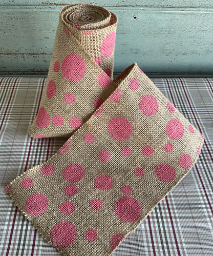 Pink Polka Dot Ribbon